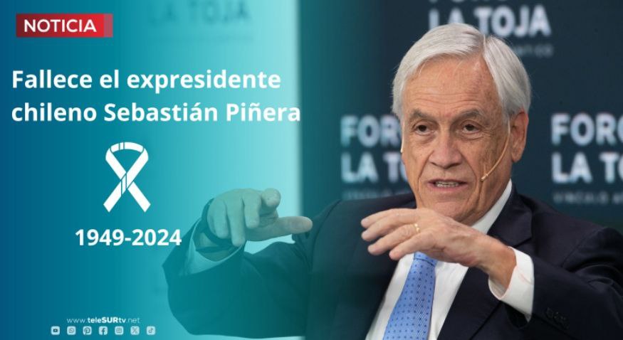 Confirman muerte de Sebastián Piñera