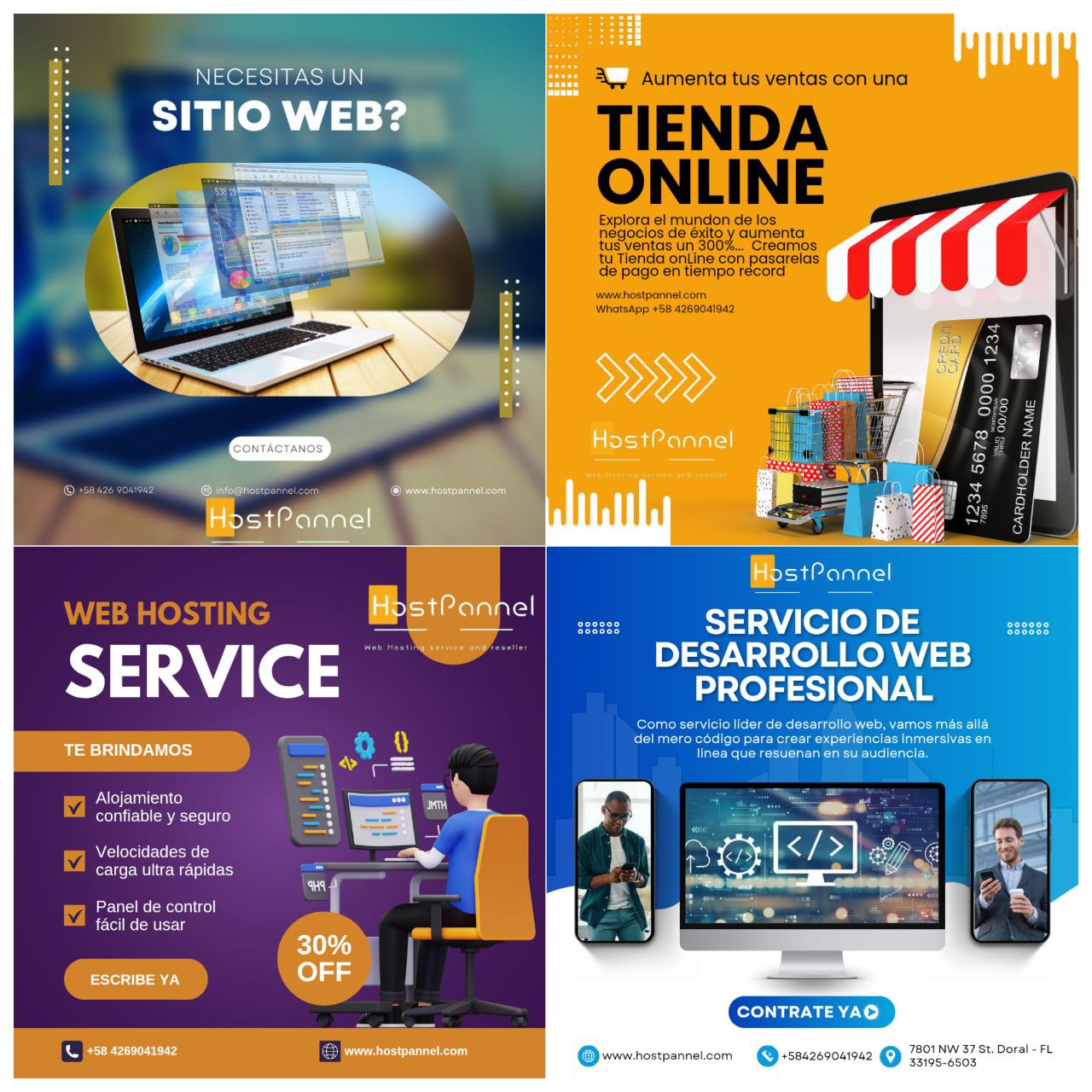 HostPannel.com - web hosting, streaming, tiendas virtuales, servidores