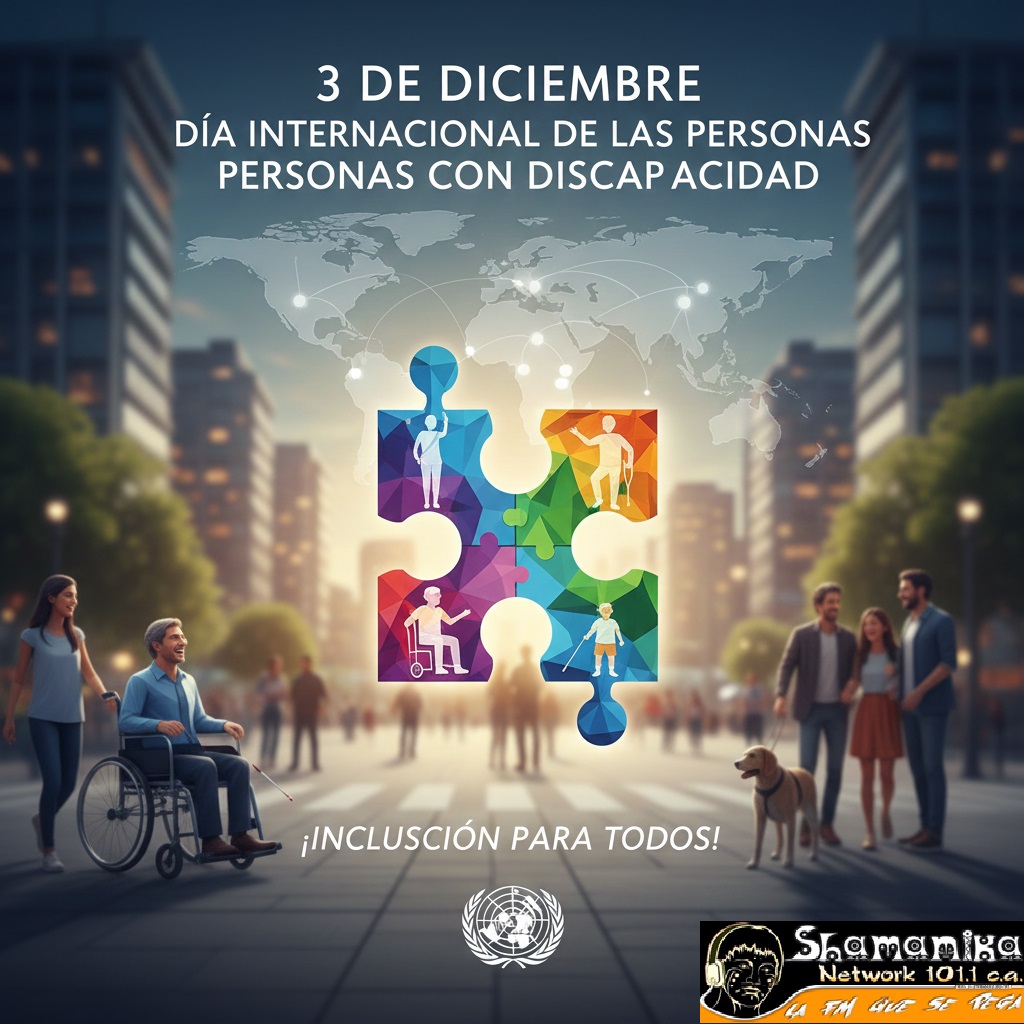 Efemérides: 3 de diciembre Día Internacional de las Personas con Discapacidad.