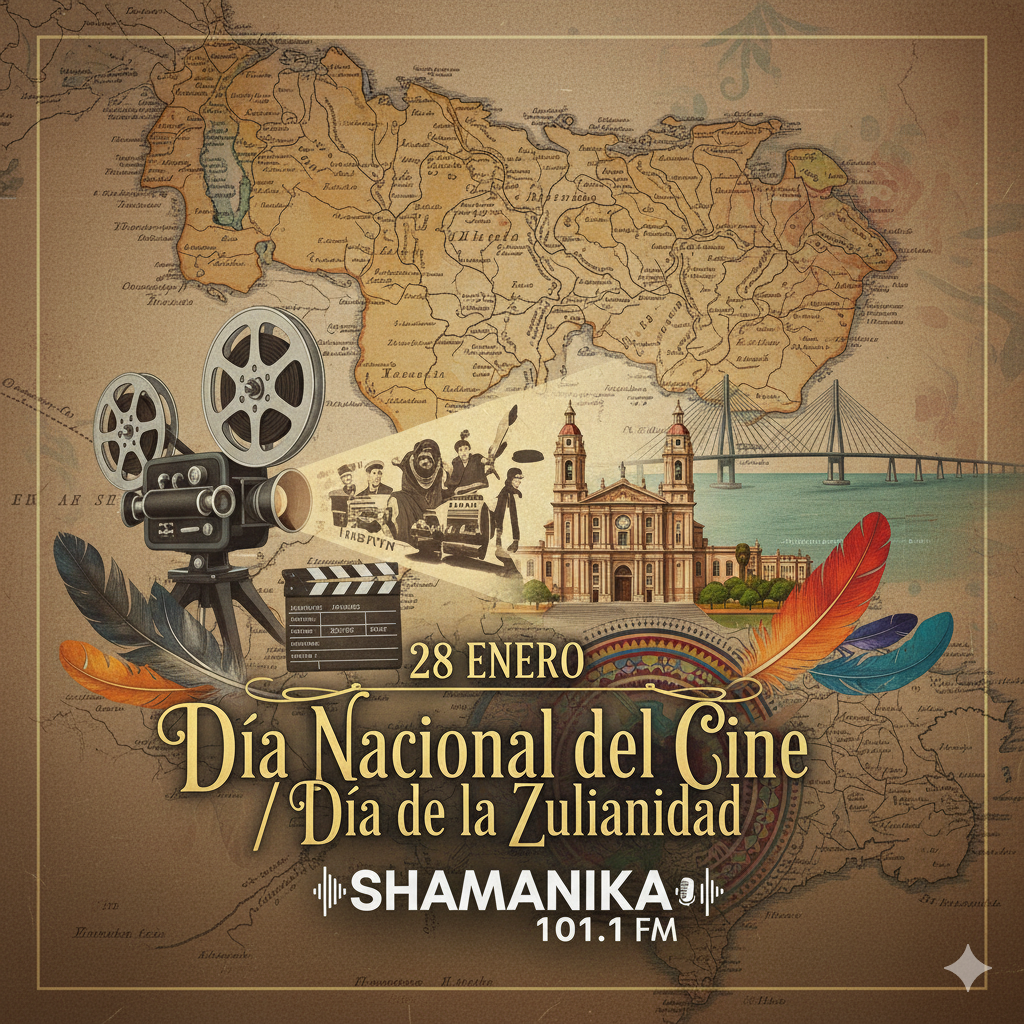 Efemerides: 28 Enero Día Nacional del Cine / Día de la Zulianidad.