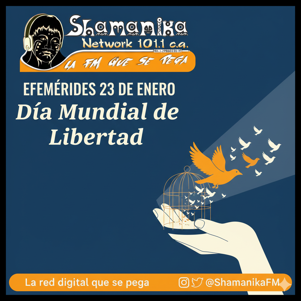 Efemérides: 23 de enero Día Mundial de la Libertad