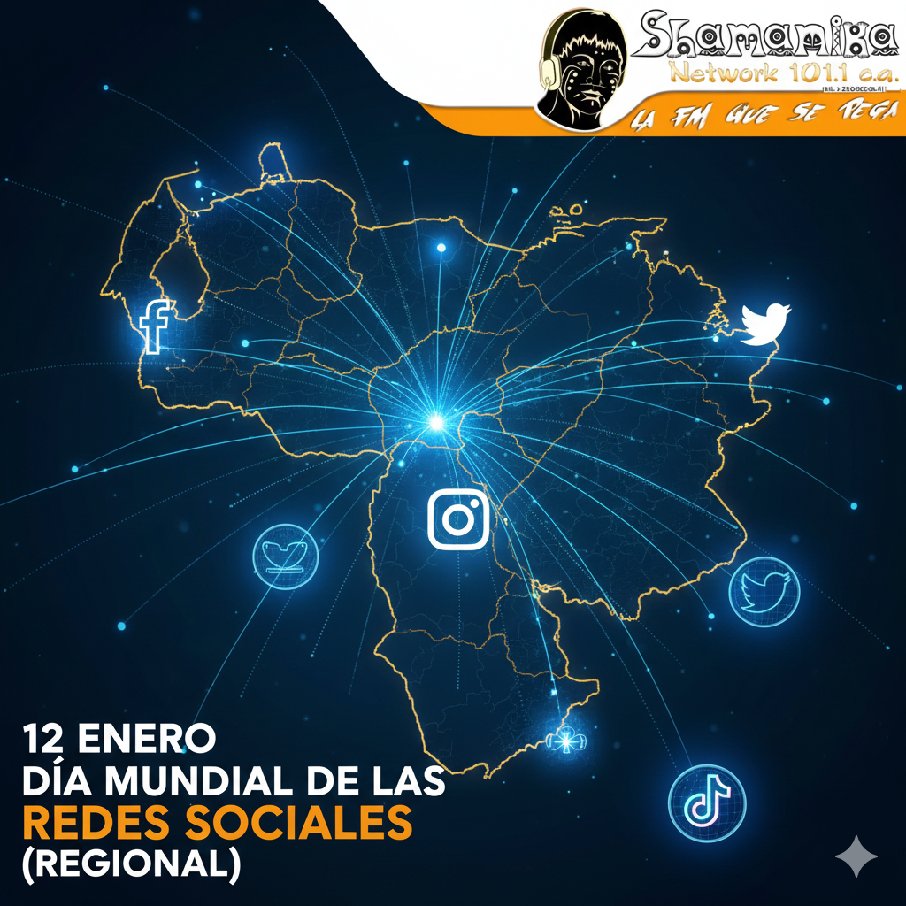 Efemérides: 12 Enero Día Mundial de las Redes Sociales (Regional).