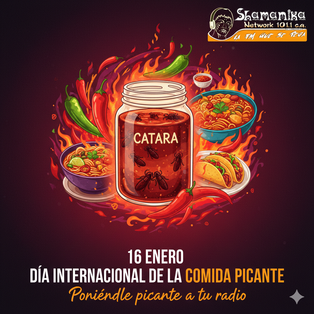 Efemerides: 16 enero Día Internacional de la Comida Picante.