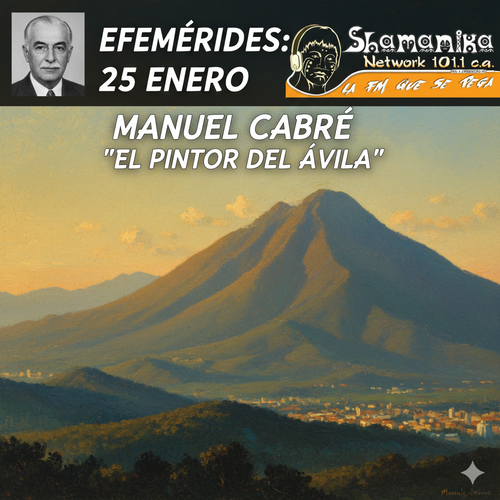 Efemerides: 25 enero Natalicio de Manuel Cabré «El Pintor del Ávila».
