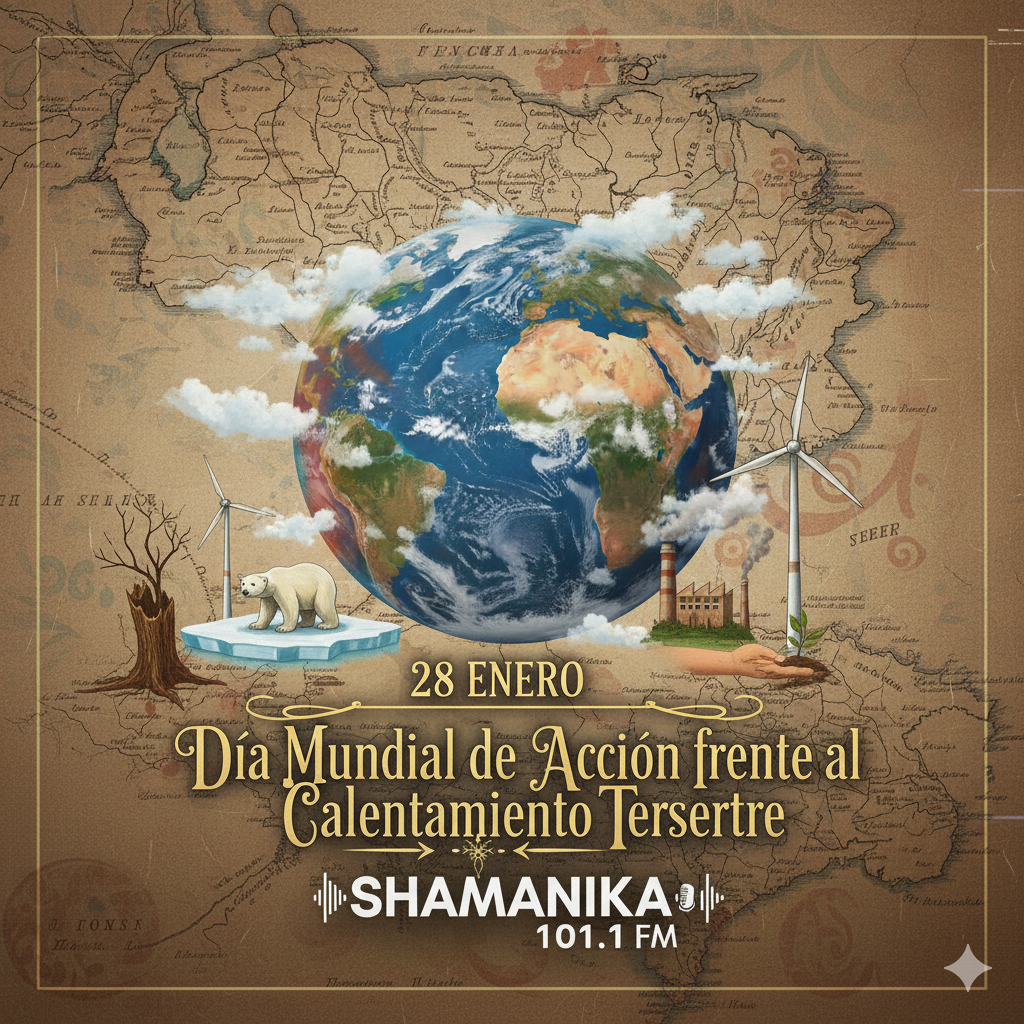 Efemerides: 28 enero Día Mundial de la Acción frente al Calentamiento Terrestre