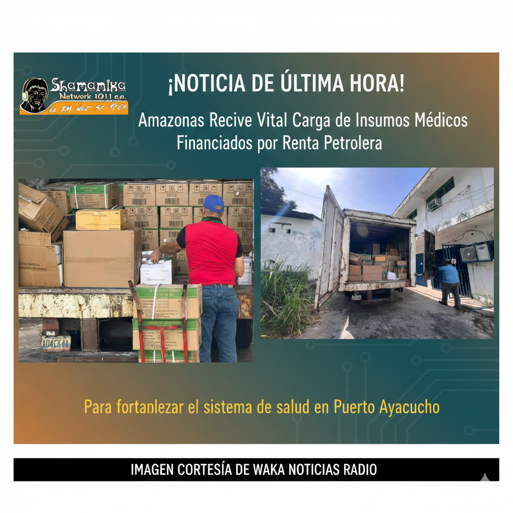 FORTALECEN SISTEMA DE SALUD EN AMAZONAS CON LLEGADA DE INSUMOS MÉDICOS FINANCIADOS POR LA RENTA PETROLERA