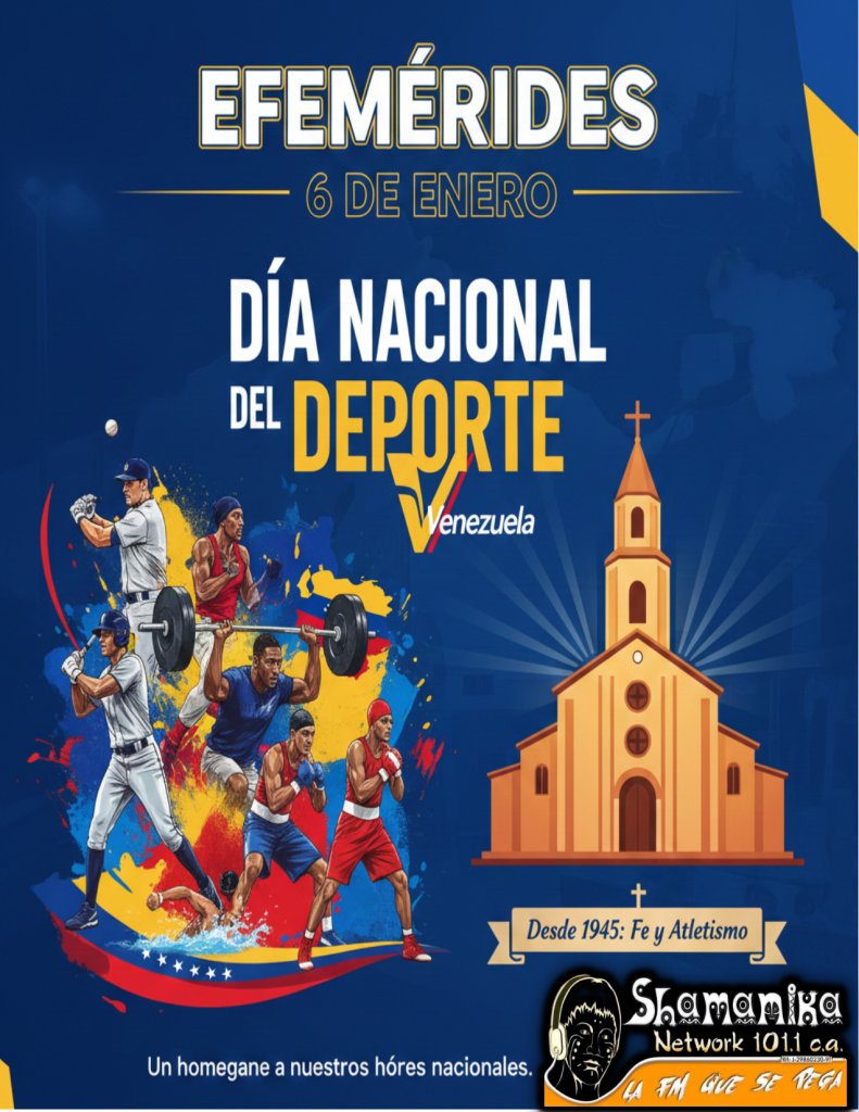 Efemerides 6 de Enero – Día Nacional del Deporte.