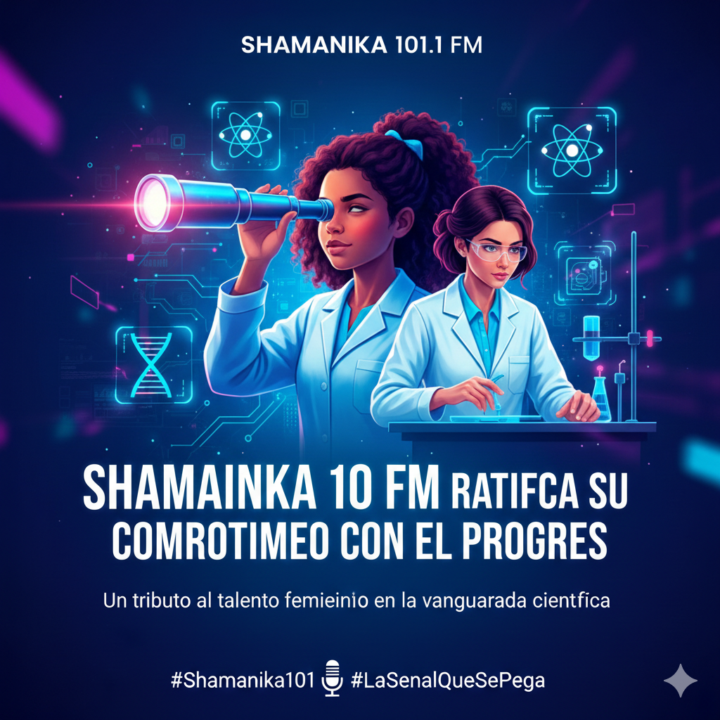 Shamanika 101.1 FM ratifica su compromiso con el progreso: Un tributo al talento femenino en la vanguardia científica